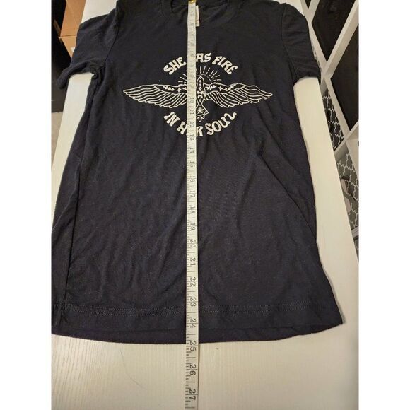 Canvas Printed T-Shirt XS in Black - Picture 4 of 6